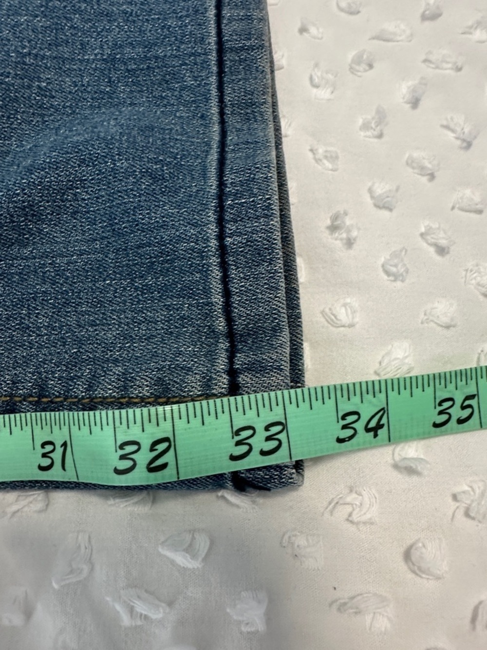 Blue Asphalt VTG Y2K Grunge Western McBing Classic Blue Lowrise Jeans Sz11 - Picture 11 of 11